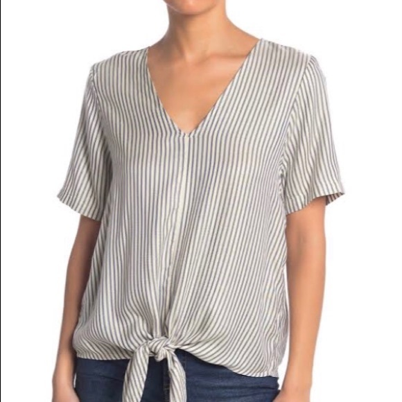 Madewell Tops - Madewell NWT Tie Front Top Size ~ 3X